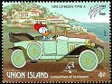 Union Island (St. Vincent Grenadines) - 1989 - Walt Disney - 4 ¢ - Multicolor - Walt Disney, Cars - Scott 244 - Disney Antique Cars CitrÃ¶en Type A 1919 Donald - 0